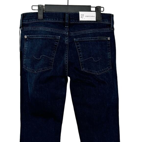 NWT 7 For All Mankind Original Bootcut Jean in Sunbeam Size 27 - Picture 12 of 16